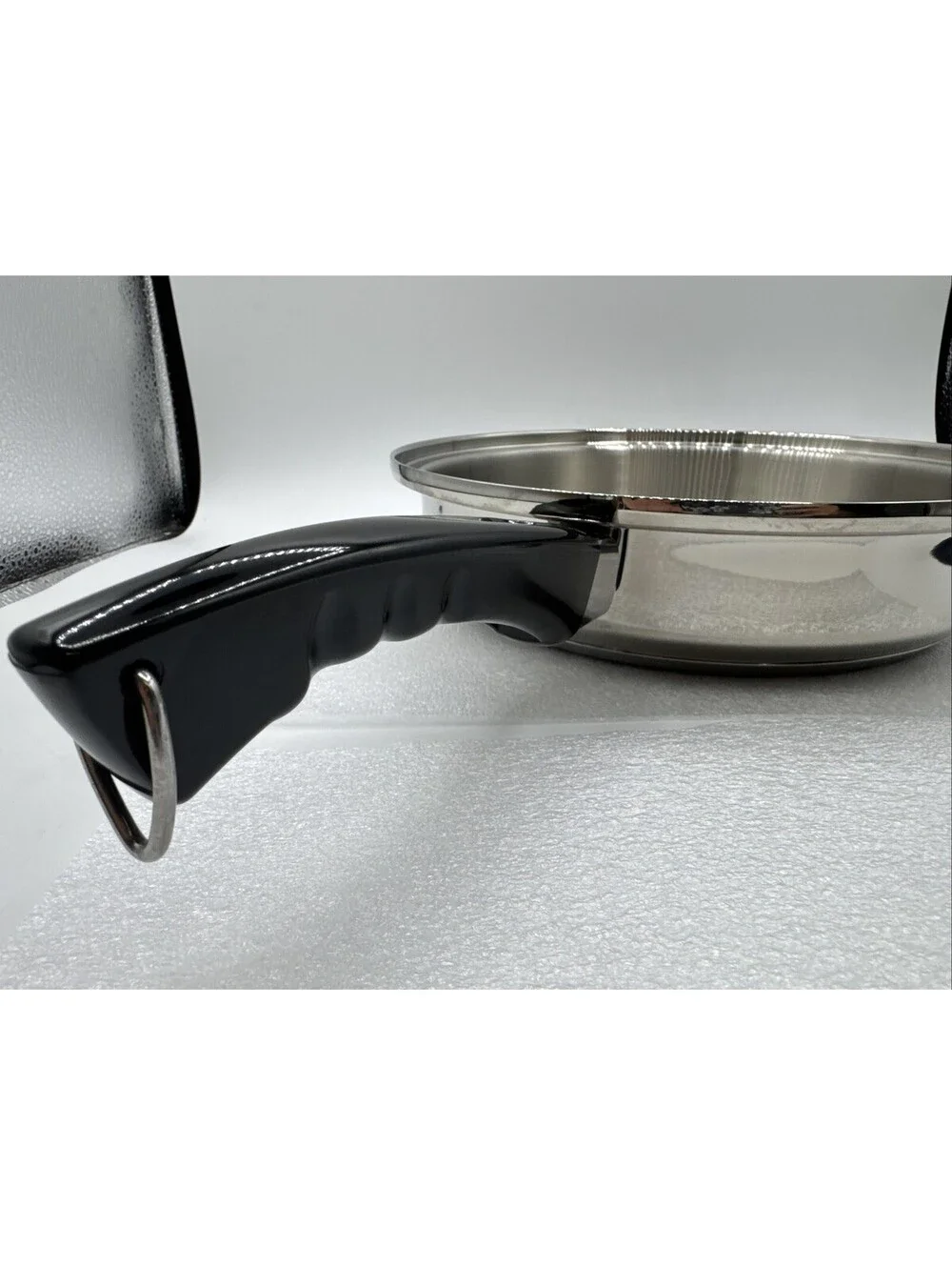 West Bend Kitchen Craft 11” W1 - 1 Quart Saucepan Black Handle Never Used No Lid